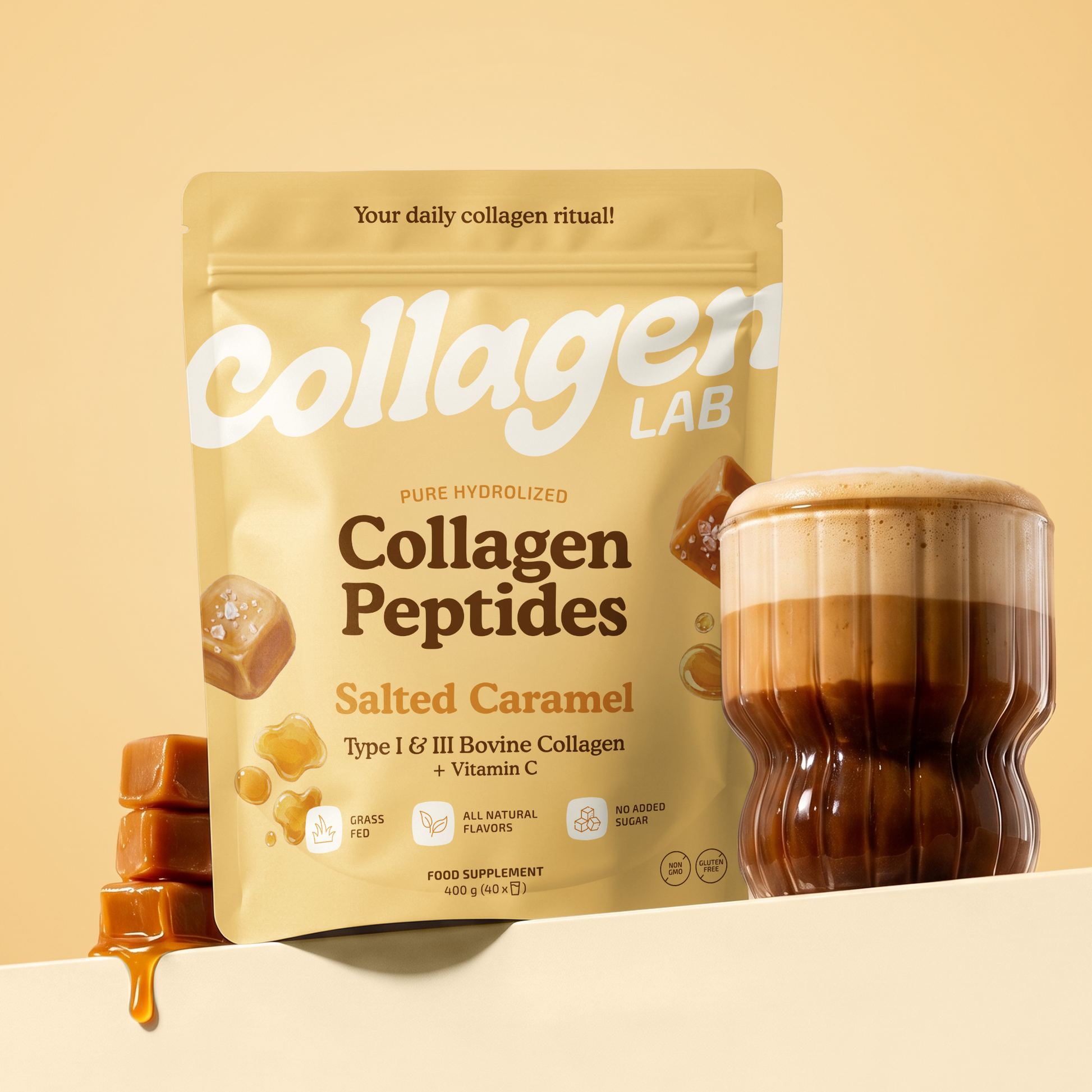 Хидролизиран колаген вкус карамел CollagenLab®