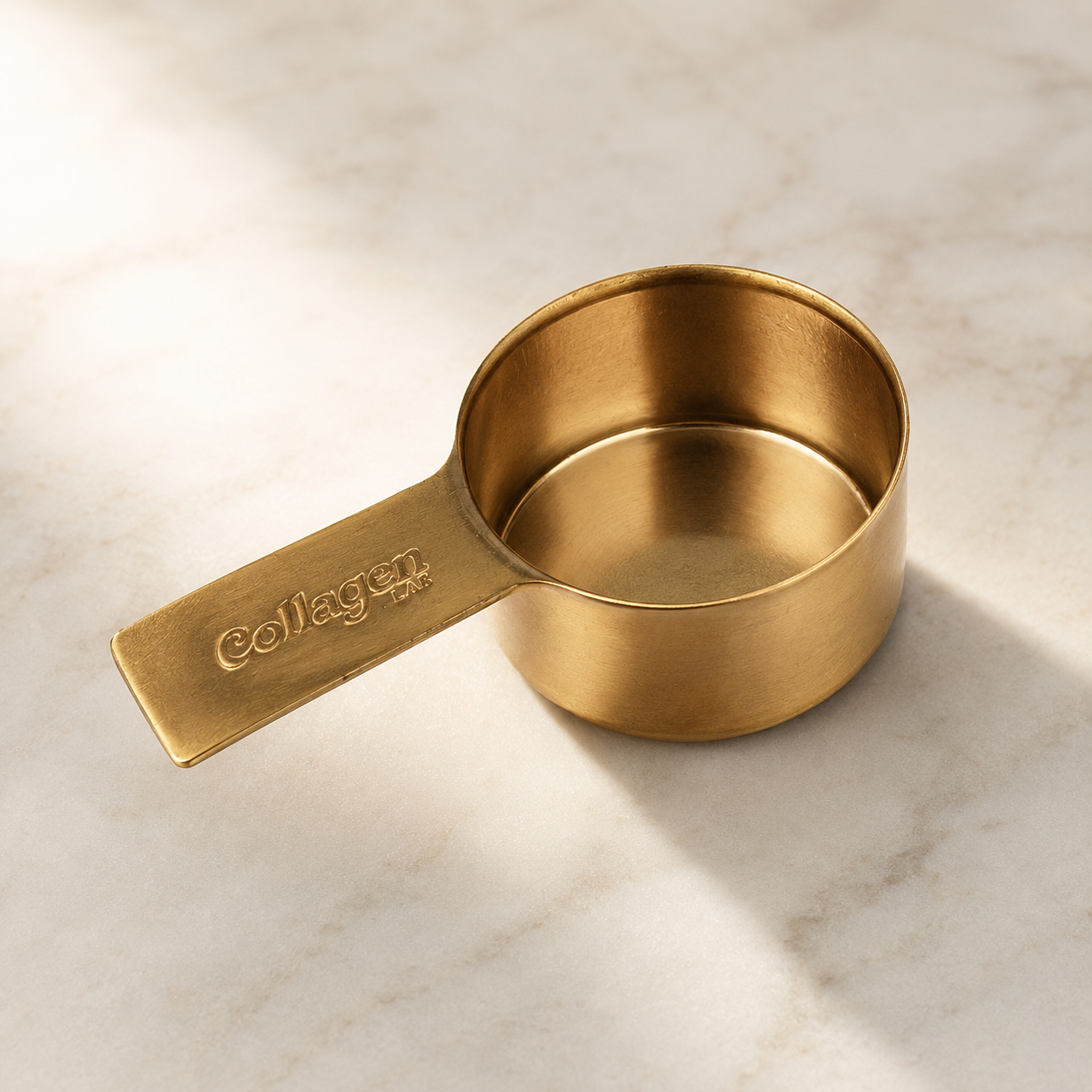 Signature Metal Scoop Collagen LAB  — Precision Dosing Spoon